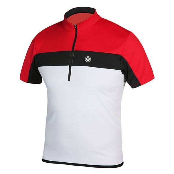 Velokrekls Etape Face white/red