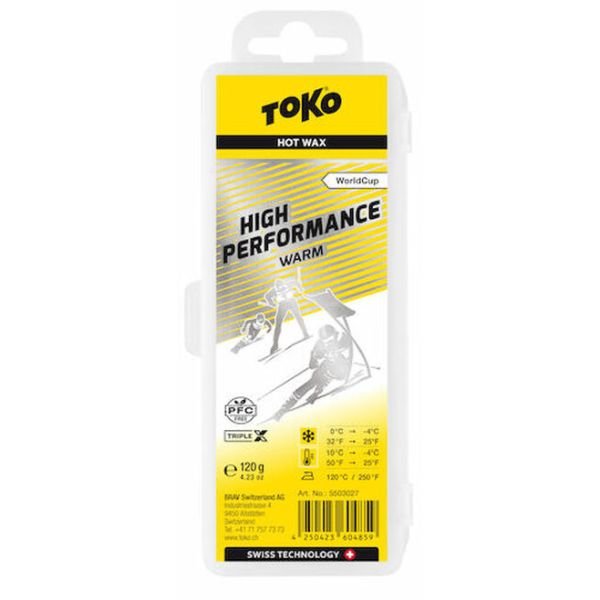 Toko High Performance Hot Wax Warm (yellow) 120g