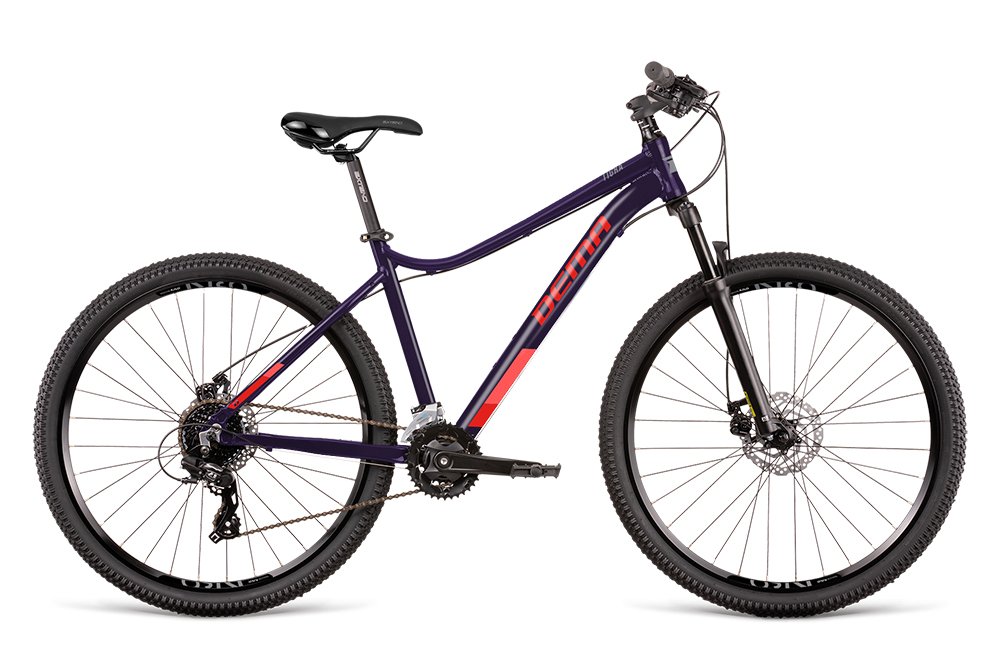 Velosipēds Dema TIGRA 7 dark violet/red