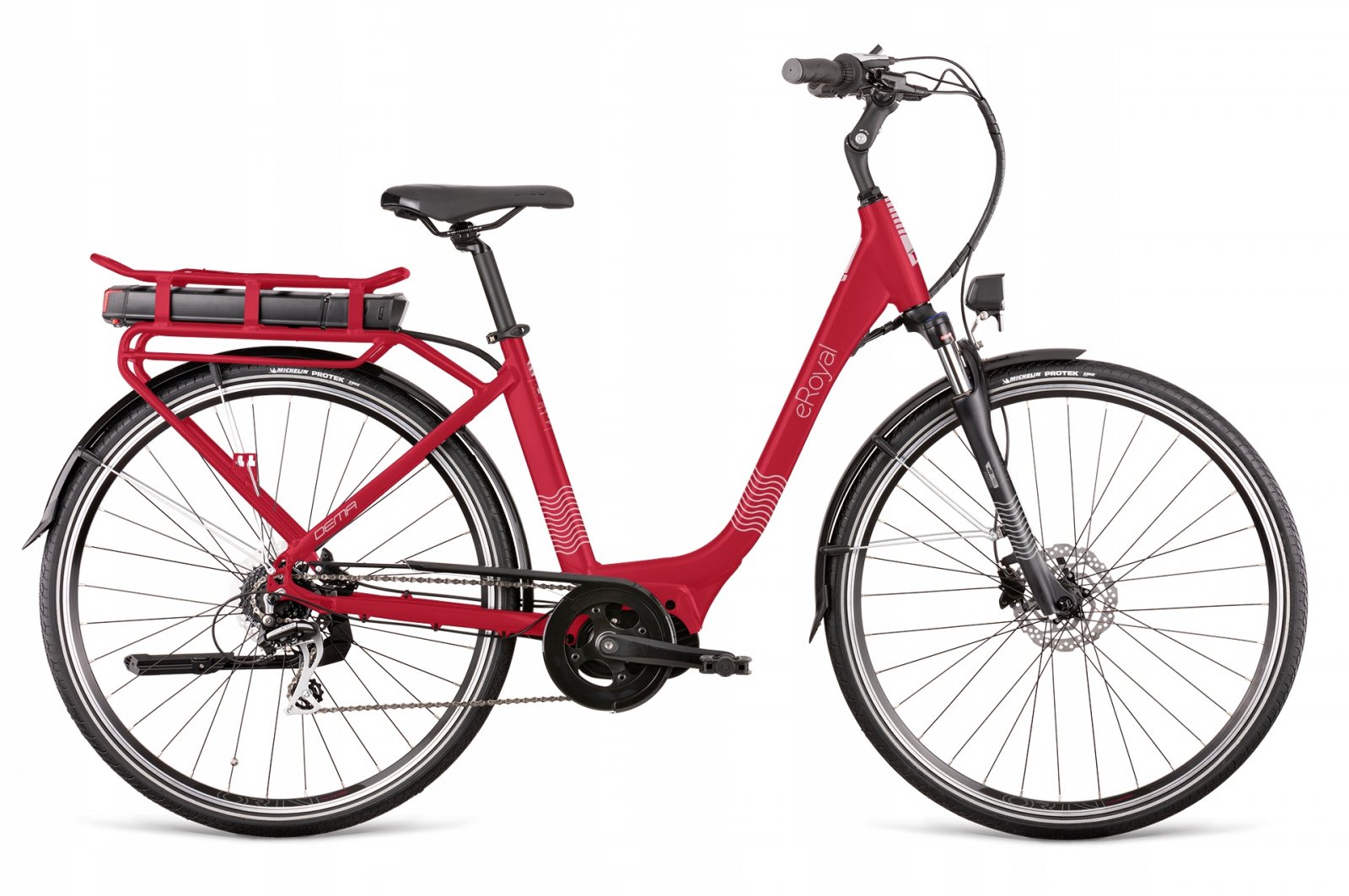Velosipēds Dema ROYAL 28 rage red - chrome