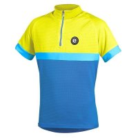 Velokrekls Etape Bambino blue/yellow fluo